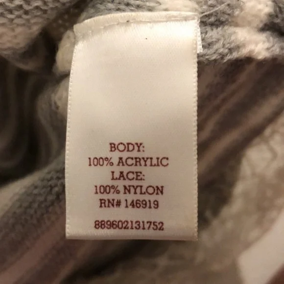 SO Grey Striped Sweater - Picture 5 of 5